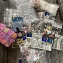 ハンドメイド用パーツセット レジン素材 ドライフラワー