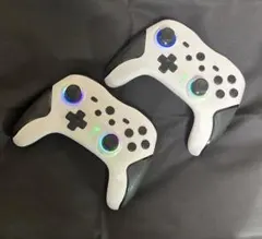 ジャンク品　ワイヤレスコントローラー LED付き　2個セット