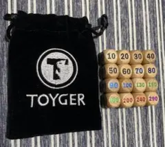 TOYGER ダメージダイス 16個入り 木製 巾着付き