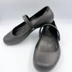 crocs Alice Work メリージェーン 黒 W8 24cm クロックス
