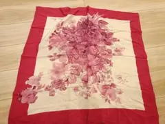 値下げ！中古美品Nina Ricci 花柄シルクスカーフ