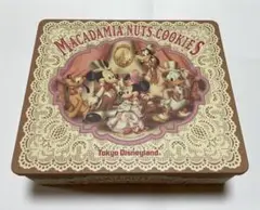 ディズニー　東京ディズニーランド マカダミアナッツクッキーズ　空き缶