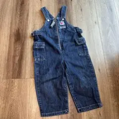 ミキハウス　ダークデニムオーバーオール