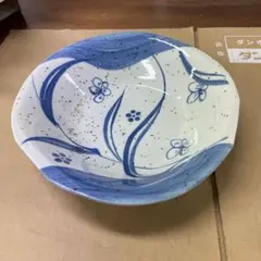 たち吉　青い花模様のボウル 直径約23cm -152