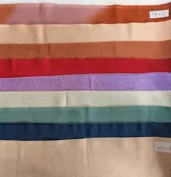 全10色　一越ちりめん(ポリエステル)　ちりめん細工に + 水色追加