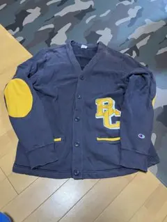 チャンピオン　champion スウェットカーディガン　エルボーパッチ　サイズ