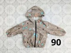 バースデイ　アウター　ウィンドブレーカー　マウンテンパーカー　恐竜　90