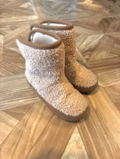 SOROTTO キッズあったかボアブーツ(ピンクベージュ )18.0cm