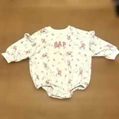Baby GAP＊花柄スウェットロンパース