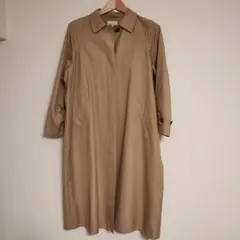 ベージュ ラグランスリーブ ロングコートのサムネイル