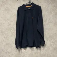 シーズクラブ　長袖ポロシャツ　4L 作業着 昭和レトロ 高級　B品