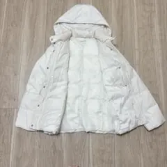 スタイルコム ダウンジャケット フード付き ポケット 9 白 防寒着 普段着