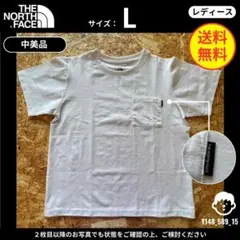 【THE NORTH FACE】 (L) 中美品: Tシャツ ポケット付き