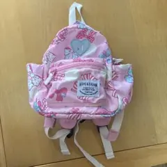 KidsForet キッズ リュック リボン柄 ピンクのサムネイル