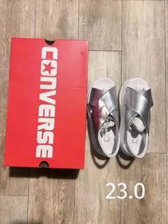 Converse シルバー サンダル 23.0のサムネイル