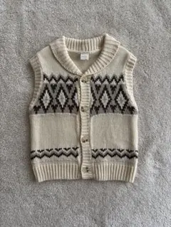 ベビーベスト　テータテート　tete a tete 90 ベビー服　ベスト