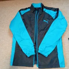 PUMA ジャージ 160 青/黒