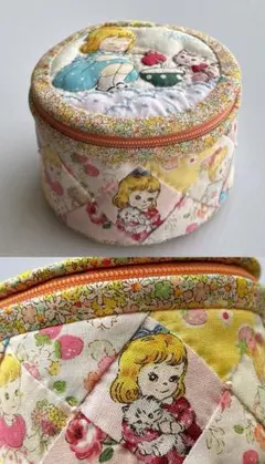 ふんわりまんまる　子ねこちゃんのポーチ　パッチワークキット