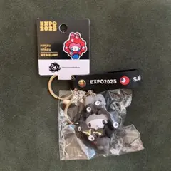 u*i様 関西大阪万博 マイメロディ　黒ミャクミャク サンリオ 立体マスコットキ