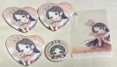 学園アイドルマスター GiGO コラボ 倉本千奈 缶バッジ　クリアカード　特典