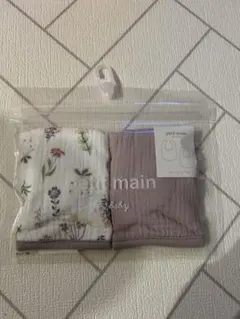 petit main スタイ・よだれかけ 2枚セット