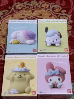 ポムポムプリン シナモンロール マイメロディ ポチャッコ の4点セット