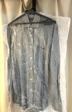 【2枚セット】ラルフローレンパープルレーベル　チェックシャツ　イタリア製　S