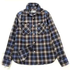 マーモット　チェック　長袖　シャツ