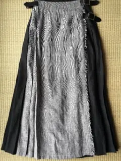 未使用【O'NEIL OF DUBLIN】切り替えラッププリーツスカート