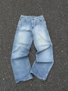 bigjohn big john ライトブルー ワイドデニム ペインタのサムネイル