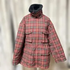 GU BeautifulPeopleコラボのチェック柄 オーバーサイズコート