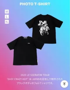 LE SSERAFIM PHOTO T SHIRT Mサイズのサムネイル