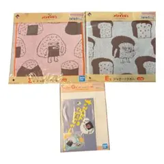 パンどろぼう　1番くじ　おにぎりぼうや　ハンカチ　ステッカー　【新品未使用】