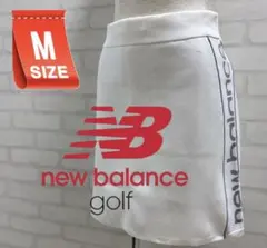 ★美品★ new balance golf ゴルフウェア スカート ホワイト