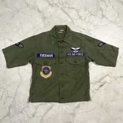 【米軍/超希少フルパッチ】AIR FORCE ミリタリーシャツ Mのサムネイル
