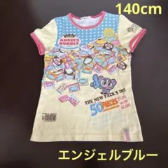 エンジェルブルー 総柄 ナカムラく Tシャツのサムネイル