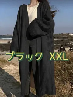 無地 カジュアル 長袖 ニットカーディガン レディース