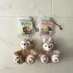 ディズニー ダッフィー シェリーメイ ぬいぐるみストラップ 2個セット