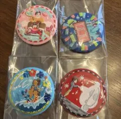 ディズニー　刺繍缶バッジ