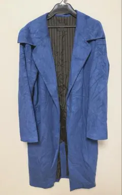 【美品】MURUA 青 スエードロングコート