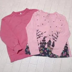 子供服 キッズ 西松屋 GU トップス 長袖 ロンT ピンク 女の子