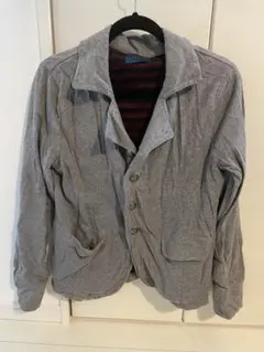 レイジブルー　ジャケット風　グレー　M