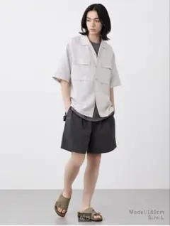 PLST 半袖シャツ ベージュ S プラステのサムネイル