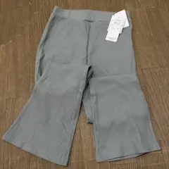 リブパンツ 140cm 淡緑　　しまむらのサムネイル