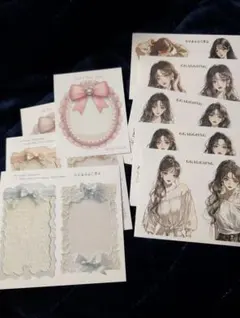 ggaggong様 人物ステッカー 海外作家 コラージュ A