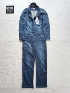 BLUE B デニム つなぎ オーバーオール M
