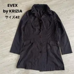 EVEX by KRIZIA エヴェックス　コート　アウター　サイズ42 玉虫色のサムネイル
