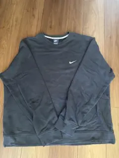 NIKE90'sスウェット ブラック 刺繍ロゴ