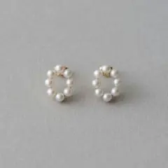 ete パールピアス&ピアスチャーム「ラップピアス」 - メルカリ