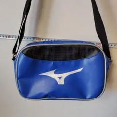 BZカバン）Mizuno ショルダーバッグ 青 レトロのサムネイル